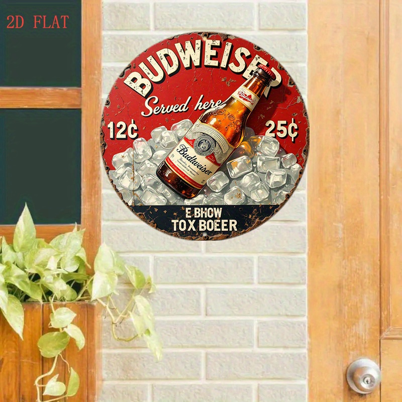 1pc vintage bierlogo metalen w - Outdoor Furniture Metal recensie en prijs