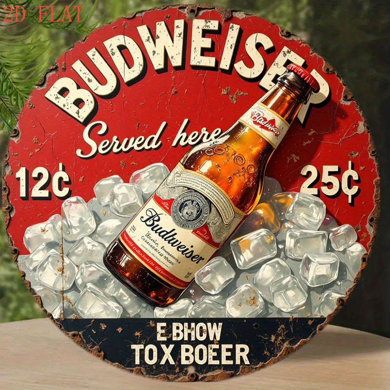 1pc vintage bierlogo metalen w - Outdoor Furniture Metal recensie en prijs