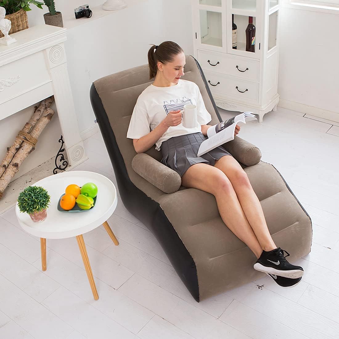 Opvouwbare luie bank, opblaasb - Outdoor Daybed Furniture recensie en prijs