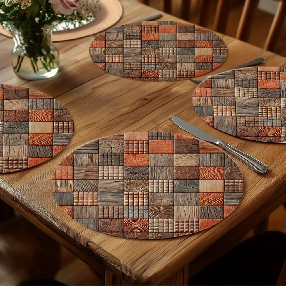 VIKAMA ronde placemat 4-delige - Outdoor Furniture Wood recensie en prijs