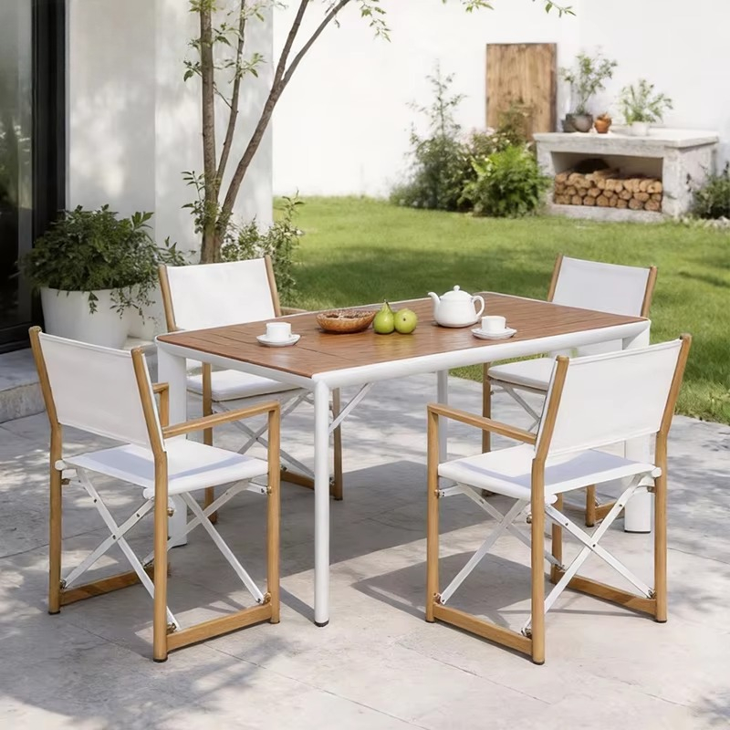 Luxe aluminium metalen restaur - Outdoor Furniture Metal Chairs recensie en prijs