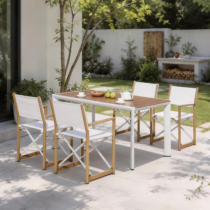 Luxe aluminium metalen restaur - Outdoor Furniture Metal Chairs recensie en prijs